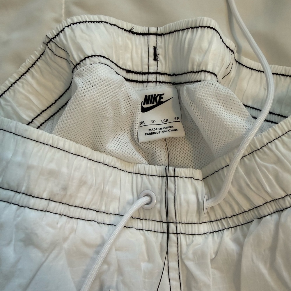 Nike White Drawstring Shorts